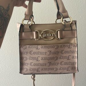 Juicy Couture Beige and Brown Mini Bag